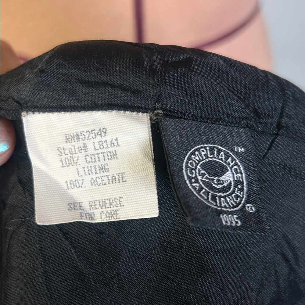 Vintage Laundry by Shelli Segal Black and White Daisy Halter Dress Size 8 - Picture 9 of 12